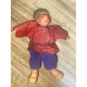 Vintage Soviet Era Russian Doll USSR Emelya 6.5”